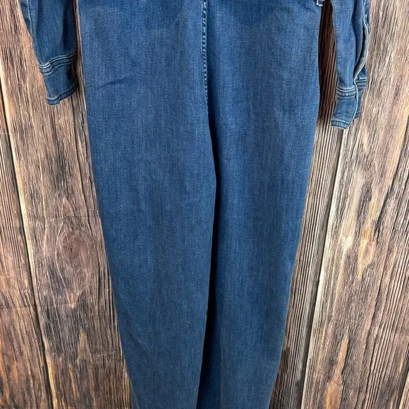 Volcom Dark Blue Denim Jumpsuit - Picture 10 of 12